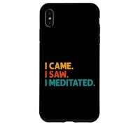 Sono venuto ho visto meditato la meditazione Custodia per iPhone XS Max