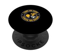 Sono venuto per curiosità Sono rimasto per i giocatori di Nachos Trivia Night PopSockets PopGrip Adesivo