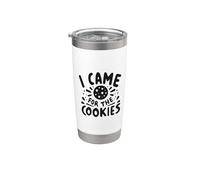 Sono venuto per i biscotti - Divertente umorismo da cucina Bicchiere termico in acciaio inox doppia parete