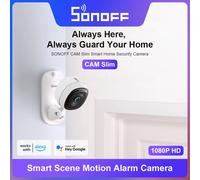 SONOFF 1080P HD Wi-Fi IOT Telecamera CAM Slim Smart Home Security Rilevazione movimento Allarme Collegamento scena tramite eWeLink Alexa Google