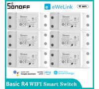 SONOFF Basic R4 WiFi Interruttore Intelligente Fai-da-Te Telecomando per Casa Intelligente Controllo tramite App EWeLink Compatibile con Alexa e Google Home