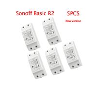(Sonoff BasicR2 5 pezzi) Sonoff Basic R2 Interruttore intelligente Wi-Fi Controllo remoto per la casa intelligente