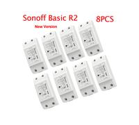 (Sonoff BasicR2 8 pezzi) Sonoff Basic R2 Interruttore intelligente Wi-Fi Controllo remoto per la casa intelligente