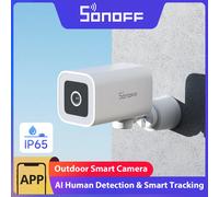 SONOFF CAM-B1P 2K HD Telecamera di sicurezza intelligente esterna AI Rilevamento umano IP65 Monitoraggio intelligente resistente alle intemperie Visione notturna a colori