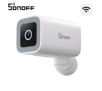 SONOFF CAM-B1P Telecamera di Sicurezza Esterna 2K HD, Visione Notturna a Colori, 180° Panorama, AI Rilevamento Tracciamento, IP65 Impermeabile, Audio Bidirezionale, Compatibile Smart Home