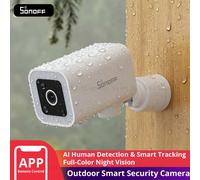 SONOFF CAM-B1P Telecamera di Sicurezza Esterna Smart 2K HD con Rilevamento Umano AI, Impermeabile IP65, Tracciamento Intelligente e Visione Notturna a Colori