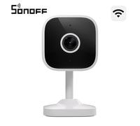 SONOFF Telecamera di sicurezza domestica interna con rilevamento umano AI, telecamera per animali domestici con rilevamento del movimento, baby monitor con audio e video, 1080p, visione notturna,