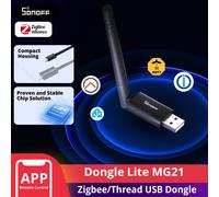 SONOFF Dongle Lite MG21 Zigbee/Thread USB Dongle-LMG21 EFR32MG21 Chip Ampia compatibilità della piattaforma Funziona con Zigbee2MQTT OpenHAB