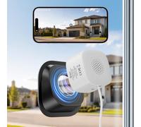 SONOFF GlassView 3MP 2K Videocamera Finestra Console Web Locale CAM-S3W | Wi-Fi 2,4/5 GHz, RTSP/ONVIF, telecamera SafeView con supporto, montaggio facile, rilevamento persone