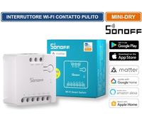 SONOFF INTERRUTTORE INTELLIGENTE WI-FI A CONTATTO PULITO ALIMENTAZIONE AC/DC