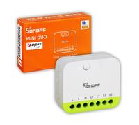Sonoff Interruttore Smart Mini Duo 2 Canali Bianco V-TAC MINI-ZB2GS