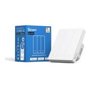 SONOFF M5-3C-80W Interruttore intelligente, Smart interruttore a parete, pulsanti meccanici, interruttore temporizzatore, controllo vocale, compatibile con Alexa e Google Home,Compatibile Matter
