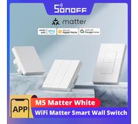 SONOFF M5 Matter Smart Wall Switch ESP32 Switchman bidirezionale eWeLink-Remote Il controllo vocale funziona con Alexa Google Apple Home Alice