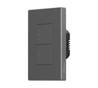 SONOFF M5 Matter Smart WiFi Interruttore per Luce da Parete, Interruttore a Muro 2-Gang con Timer e Controllo Vocale, Compatibile con Matter, Alexa e Google Home, Richiede Filo Neutro (Tipo 120)