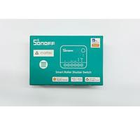 SONOFF Matter Interruttore Tapparelle Intelligente MINI-RBS, Wi-Fi 2,4GHz, Dim. Ridotte, Controllo Percentuale, Compat. Alexa/Google Home/HomeKit/Home Assistant, Filo Neutro Necessario, Conf. 4