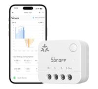 SONOFF MINI-1GP Matter via WiFi Smart Energy Meter | Misuratore di energia intelligente Matter da 16A con monitoraggio bidirezionale della potenza per sistemi fotovoltaici