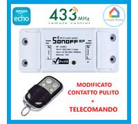 SONOFF MINI-BASIC - DUAL - SMART - PULITO 5V - RF - WIFI DOMOTICA ALEXA GOOGLE