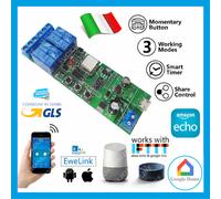 SONOFF MINI-BASIC - DUAL - SMART - PULITO 5V - RF - WIFI DOMOTICA ALEXA GOOGLE
