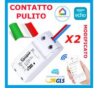 SONOFF MINI-BASIC - DUAL - SMART - PULITO 5V - RF - WIFI DOMOTICA ALEXA GOOGLE