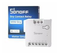 SONOFF MINI Dry - Interruttore Intelligente WiFi 2.4G, Compatibile con Protocollo Matter, Funziona con Alexa e Google Home