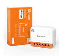 SONOFF MINI ONE MINI-ZB1GS - Interruttore intelligente Zigbee, relè 16A | Rendi intelligenti le luci e gli elettrodomestici esistenti con controllo Zigbee da 16A, Timer e pianificazione