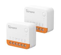 SONOFF MINI R4 2PCS WiFi Smart Switch 2-Way, Interruttore intelligente DIY, modalità relè staccabile, WiFi 2.4G, controllo APP, Funziona con Alexa, Google Home Assistant, controllo remoto eWeLink