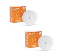 SONOFF Mini sensore di temperatura e umidità 2pcs, richiede un hub, Zigbee, per il monitoraggio remoto e la domotica, termometro wireless e igrometro, compatibile con Apple HomeKit, Alexa, IFTTT