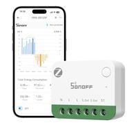 SONOFF MINI-ZB1GSP, Zigbee 3.0, Zigbee One PM, interruttore della luce intelligente, monitoraggio energetico, hub Zigbee necessario, conduttore neutro necessario, misurazione della corrente