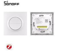Sonoff MINI-ZB2GS-L-E Zigbee Interruttore Doppio da Parete per luci Senza Neutro