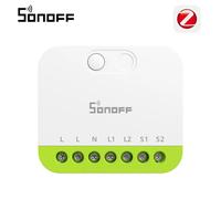 SONOFF MINI DUO（Matter su WiFi） Interruttore Intelligente WiFi a 2 Canali, Abilitato Matter, Carico Totale 16A, Compatto per Scatole Standard, Controllo Remoto e Automatizzato