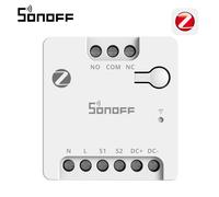 SONOFF MINI-ZBD MINI Interruttore Intelligente a Contatto Secco Zigbee Compatibile con Alimentazione AC e DC per Controllo Porta Garage, Motore, Caldaia, Cancello Principale