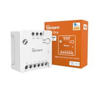 SONOFF MINI-ZBD Zigbee 3.0 Relè a contatto a secco, ingresso AC/DC, compatibile con gli hub Zigbee, funziona con Alexa & Google Home, Smart Relè per porta del garage, boiler, motori DC e valvole a