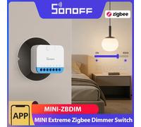 SONOFF MINI-ZBDIM Extreme Zigbee Smart Dimmer Switch Ampia compatibilità di illuminazione Monitoraggio dell'alimentazione in tempo reale Protezione da surriscaldamento
