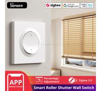 SONOFF MINI-ZBRBS-E Zigbee Smart Roller Shutter Interruttore a parete Fusion Series Orb-ZBRBS Regolazione precisa della percentuale ZHA Zigbee Hub