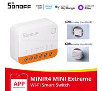 SONOFF MINIR4 WiFi Smart Switch controllo a 2 vie Mini Extreme Smart Home Relay Support R5 S-MATE Voice per Alexa Alice Google Home