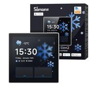 SONOFF NSPanel Pro Gen2 Pannello di controllo intelligente con relè, hub Zigbee e ponte Matter, integrazione dell'assistente domestico, termostato, allarme di sicurezza, Wi-Fi 2,4/5 GHz, funziona con