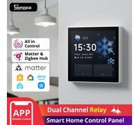 SONOFF NSPanel Pro Gen2 Pannello di Controllo Smart Home a Doppio Canale con Relè Tipo 86, Compatibilità Zigbee 3.0 Gateway Matter Bridge e Apple Home