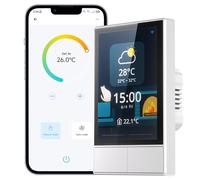 SONOFF NSPanel-US WI-FI interruttore a muro Smart Scene, Smart Light, Temperatura All-in-one touchscreen controllo bidirezionale, compatibile con Google Home, Alexa(White)