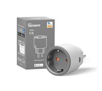 SONOFF S60TPF Presa Smart 16A 2.4G WIFI Intelligente Smart Plug with Timer, Power Statistics, Overload Protection, Voice Control, Compatible with Alexa, Google Home