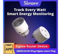 Sonoff S60ZB iPlug Presa Smart Zigbee con Monitoraggio Energia e App eWelink