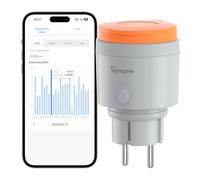 SONOFF S61s Outdoor (Schuko) - Spina intelligente da esterno, IP44, compatibile con Matter, Wi-Fi 2,4 GHz, 16 A, 3840 W, monitoraggio energetico, funziona con Alexa, Google Home, Home Assistant
