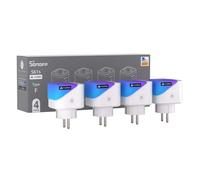 SONOFF S61sTPF Smart WiFi Plug 16A 3840W - Compatibile con Matter, Misurazione Consumo Energetico, Protezione Anti-Sovraccarico, Controllo Vocale Alexa/Google Home (WiFi 2,4GHz) - 4 Pack