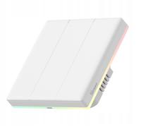 Sonoff TX-T5-T3C Smart Touch Switch, 3-Kanal Wand-Schaltaktor, Con RGB LED