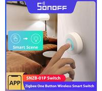 SONOFF SNZB-01P Zigbee Smart Wireless Switch Scena intelligente tramite eWeLink Controllo bidirezionale con TX Ultimate Wall Switch NSPanel Pro