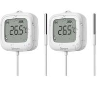 SONOFF SNZB-02LD Sensore di Temperatura Impermeabile Zigbee - Sonda in Acciaio Inossidabile 1,5 m, Display LCD, Intervallo -40~115°C, Monitoraggio APP, Supporto Magnetico, Compatibile con Hub Zigbee