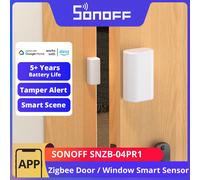 SONOFF SNZB-04PR1 Sensore per Porte e Finestre Zigbee3.0 con Allarme Manomozione, Controllo Locale di Scene Intelligenti, Compatibile con Alexa e Google Home tramite Hub Zigbee