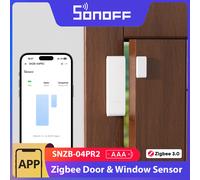 SONOFF SNZB-04PR2 SenseGuard DW Gen2 Sensore Zigbee per Porte/Finestre, Sicurezza Attiva con Avvisi Anti-Manomissione, Monitoraggio tramite App ZBBridge-P