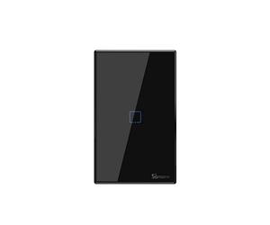 SONOFF T3US1C-TX. Interruttore a parete Nero touch Wifi serie TX US a un tasto