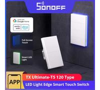 SONOFF T5 US WiFi Smart Wall Switch IR Accesso remoto Full Touch Luce LED Multi-sensoriale eWeLink Controllo vocale tramite Alexa Google