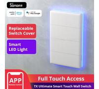 SONOFF T5 Wifi Smart Light Switch Full Touch Wall Swtiches telecomando retroilluminato funziona con Alexa Google Home 1/2/3/4 Gang